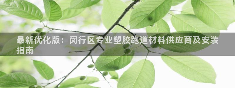 红足l一世开奖现场62ty：最新优化版：闵行区专业塑胶跑道材料供应商及安装
指南