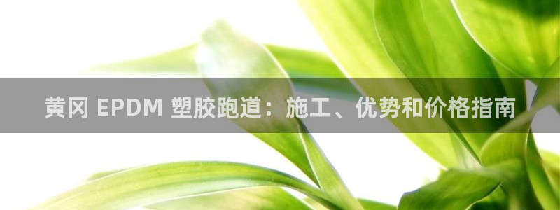 红足足球网：黄冈 EPDM 塑胶跑道：施工、优势和价格指南